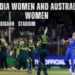 India Women vs Australia Women, 1st ODI 2025 at New Chandigarh with India batting first after winning the toss.