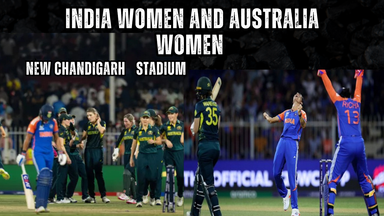 India Women vs Australia Women, 1st ODI 2025 at New Chandigarh with India batting first after winning the toss.